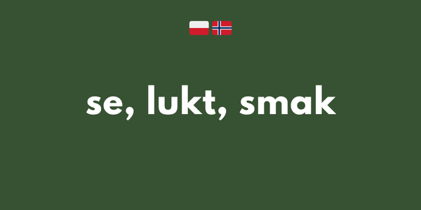 Ciekawostka: se, lukt, smak